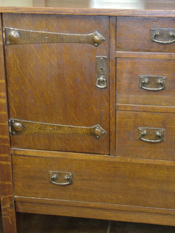 Voorhees Craftsman Mission Oak Furniture Vintage L J G
