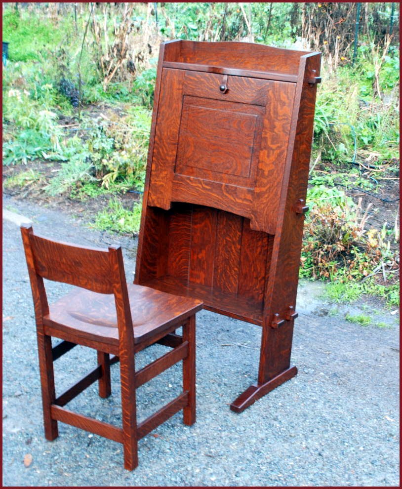Voorhees Craftsman Mission Oak Furniture Gustav Stickley