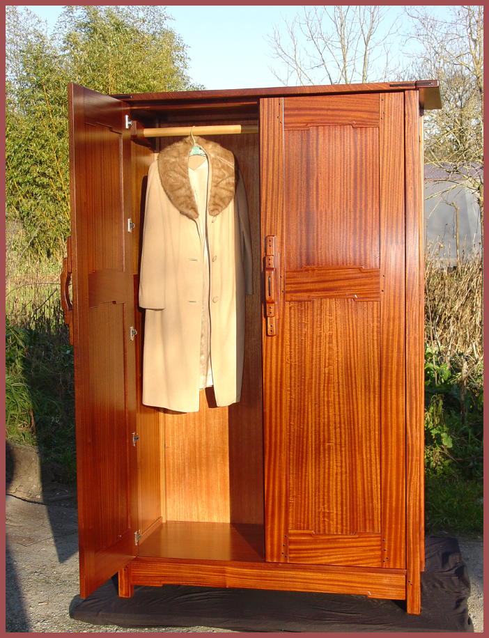 Voorhees Craftsman Mission Oak Furniture Item Retired Shown With One Door Open