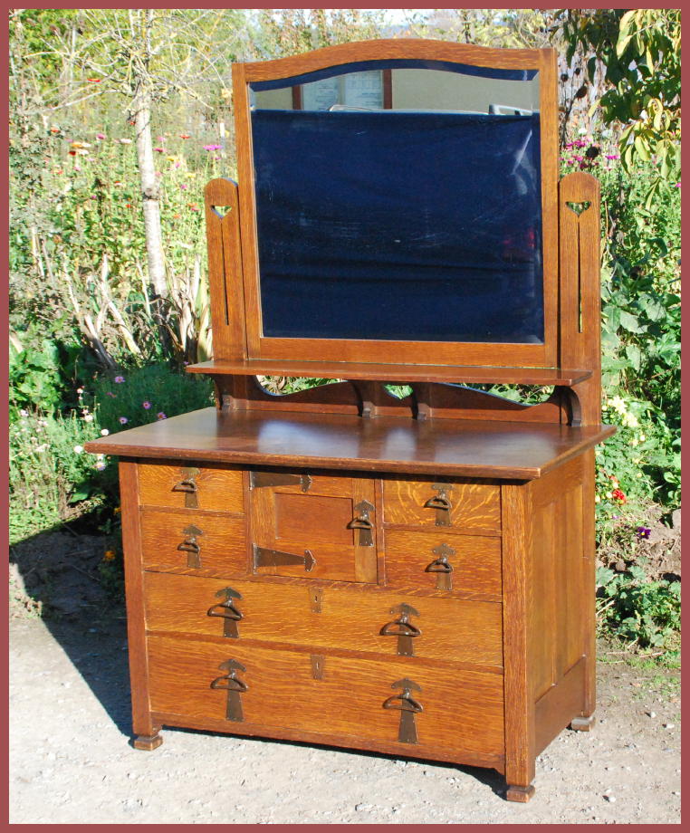 Voorhees Craftsman Mission Oak Furniture Antique Arts And Crafts