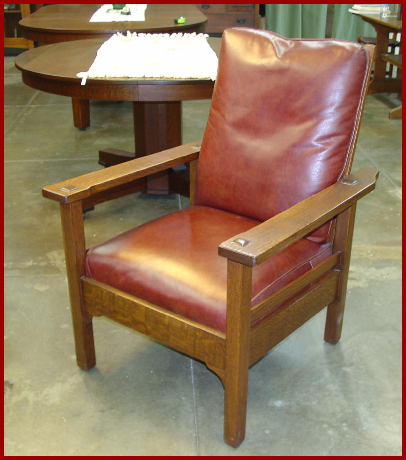 Antique Stickley Chairs Antique Furniture Stickley Brothers Morris Chair - Voorhees Craftsman Mission Oak Furniture - Stickley Brothers - Antique Stickley - Antique Stickley Chairs Antique Furniture