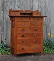 Voorhees Craftsman Mission Oak Furniture Dressers