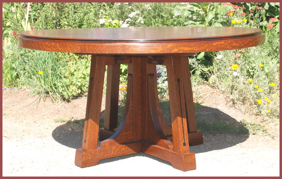 Voorhees Craftsman Mission Oak Furniture - Original Charles Limbert ...